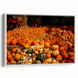 Rustic Pumpkin Patch Wall Art - Farmhouse Fall Decor for Cozy Homes