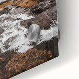 Rustic Wall Art - Majestic Mountain and Stream Landscape for Cozy Decor