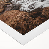 Rustic Wall Art - Majestic Mountain and Stream Landscape for Cozy Decor