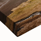 Rustic Wall Art - Mountain Waterfall and Cabin for Farmhouse Decor