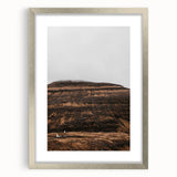 Rustic Wall Art - Remote Church with Mountain Backdrop for Farmhouse Decor