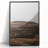 Rustic Wall Art - Remote Church with Mountain Backdrop for Farmhouse Decor