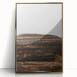 Rustic Wall Art - Remote Church with Mountain Backdrop for Farmhouse Decor