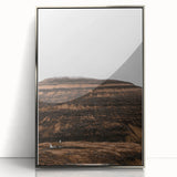 Rustic Wall Art - Remote Church with Mountain Backdrop for Farmhouse Decor