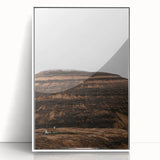 Rustic Wall Art - Remote Church with Mountain Backdrop for Farmhouse Decor