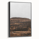 Rustic Wall Art - Remote Church with Mountain Backdrop for Farmhouse Decor