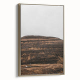 Rustic Wall Art - Remote Church with Mountain Backdrop for Farmhouse Decor