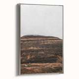 Rustic Wall Art - Remote Church with Mountain Backdrop for Farmhouse Decor