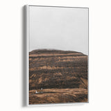 Rustic Wall Art - Remote Church with Mountain Backdrop for Farmhouse Decor