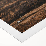 Rustic Wall Art - Remote Church with Mountain Backdrop for Farmhouse Decor