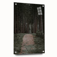 Rustic Wall Art - Forest Path with Tall Pines for Farmhouse Decor