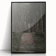 Rustic Wall Art - Forest Path with Tall Pines for Farmhouse Decor