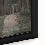 Rustic Wall Art - Forest Path with Tall Pines for Farmhouse Decor