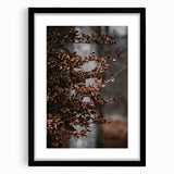 Rustic Wall Art - Autumn Branches with Leaves for Farmhouse Decor