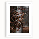 Rustic Wall Art - Autumn Branches with Leaves for Farmhouse Decor