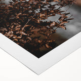 Rustic Wall Art - Autumn Branches with Leaves for Farmhouse Decor