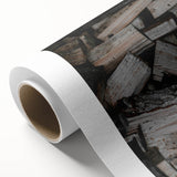 Rustic Firewood Texture Wall Art – Farmhouse Nature Decor Print