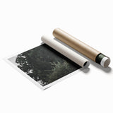 Rustic Cow in Meadow Wall Art – Farmhouse Animal Nature Decor Print