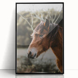 Rustic Horse Portrait Wall Art for Farmhouse and Nature-Inspired Decor