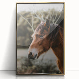 Rustic Horse Portrait Wall Art for Farmhouse and Nature-Inspired Decor