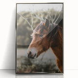 Rustic Horse Portrait Wall Art for Farmhouse and Nature-Inspired Decor