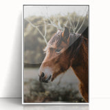 Rustic Horse Portrait Wall Art for Farmhouse and Nature-Inspired Decor