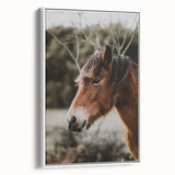 Rustic Horse Portrait Wall Art for Farmhouse and Nature-Inspired Decor