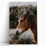Rustic Horse Portrait Wall Art for Farmhouse and Nature-Inspired Decor