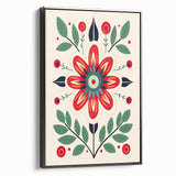 Scandinavian Wall Decor | Minimalist Floral Nordic Art Print for Homes