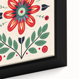 Scandinavian Wall Decor | Minimalist Floral Nordic Art Print for Homes