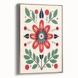 Scandinavian Wall Decor | Minimalist Floral Nordic Art Print for Homes