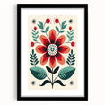 Nordic Art Prints | Bold Floral Scandinavian Wall Decor for Minimalist Homes