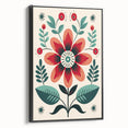 Nordic Art Prints | Bold Floral Scandinavian Wall Decor for Minimalist Homes