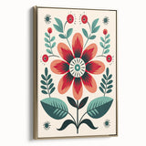 Nordic Art Prints | Bold Floral Scandinavian Wall Decor for Minimalist Homes