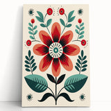 Nordic Art Prints | Bold Floral Scandinavian Wall Decor for Minimalist Homes