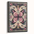 Scandinavian Butterfly Art | Nordic-Inspired Floral Wall Decor Print