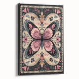 Scandinavian Butterfly Art | Nordic-Inspired Floral Wall Decor Print