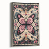 Scandinavian Butterfly Art | Nordic-Inspired Floral Wall Decor Print