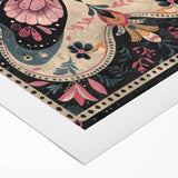 Scandinavian Butterfly Art | Nordic-Inspired Floral Wall Decor Print