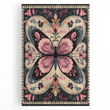 Scandinavian Butterfly Art | Nordic-Inspired Floral Wall Decor Print