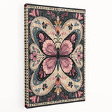 Scandinavian Butterfly Art | Nordic-Inspired Floral Wall Decor Print