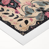 Scandinavian Butterfly Art | Elegant Floral Nordic-Inspired Wall Decor