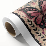 Scandinavian Butterfly Art | Elegant Floral Nordic-Inspired Wall Decor