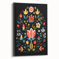 Scandinavian Wall Decor | Minimalist Nordic Floral Art Print