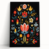 Scandinavian Wall Decor | Minimalist Nordic Floral Art Print