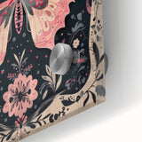 Scandinavian Wall Decor | Nordic Butterfly Art Print in Pink and Gray