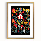Scandinavian Wall Decor | Vibrant Floral Nordic Art Print