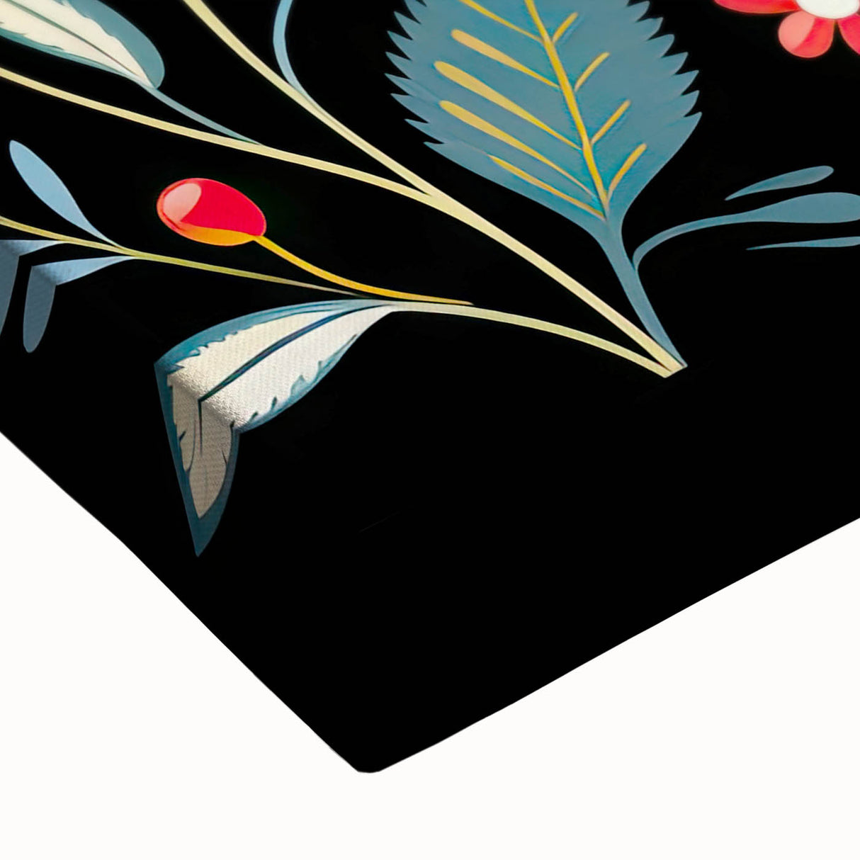 Scandinavian Wall Decor | Vibrant Floral Nordic Art Print