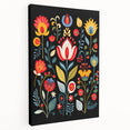 Scandinavian Wall Decor | Vibrant Floral Nordic Art Print