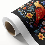 Scandinavian Wall Decor | Vibrant Nordic Bird Art Print | Hygge-Inspired